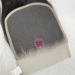 Straight Natural Human Hair Swiss Transparent Lace Closure | HD Lace Closure | Bleached Knots Invisible Part | Remy Human Hair Extensions