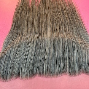 Grey 13x4 Swiss lace frontal Human hair