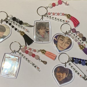 Custom Kpop Bias Photo Keychain!