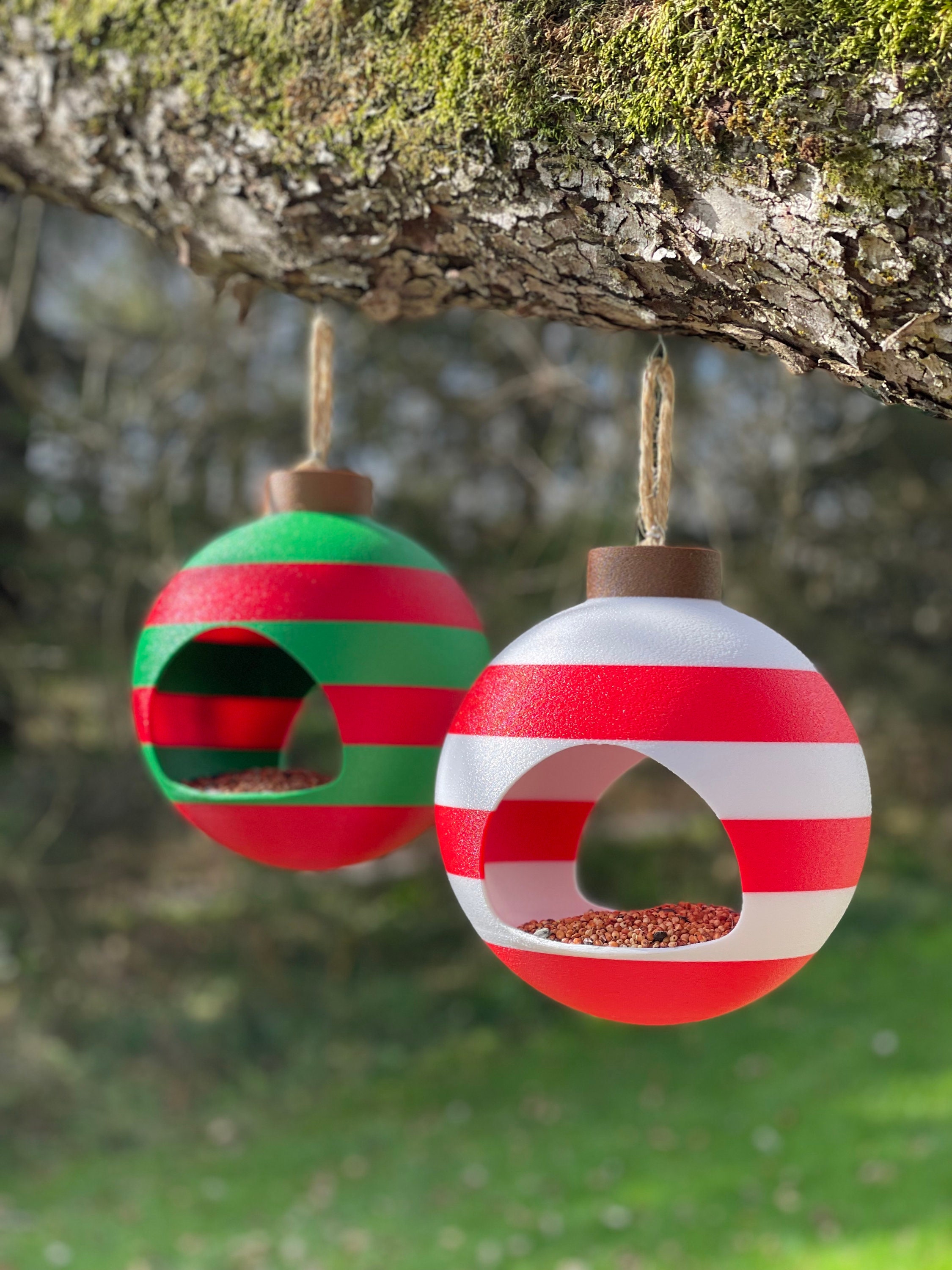 Ornamental Oasis Christmas Bird Feeder - Etsy