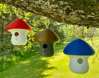 Mushroom Birdhouse