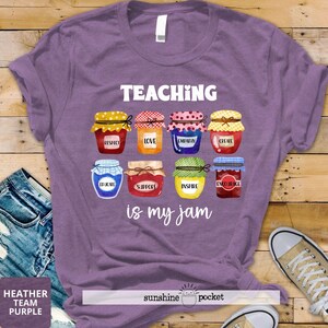 Teaching Is My Jam Shirt, Neurodiversity T-Shirt, SPED End Year Teacher Gift, Autism Awareness, Support Autism, Inclusion Advocate Tee