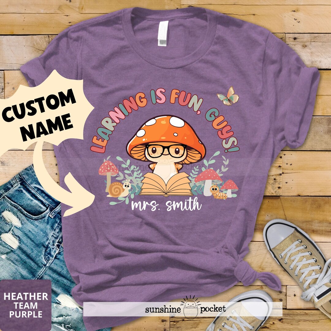 Funny Back to School Teacher Shirt, Custom Teacher Name, Cute School T ...