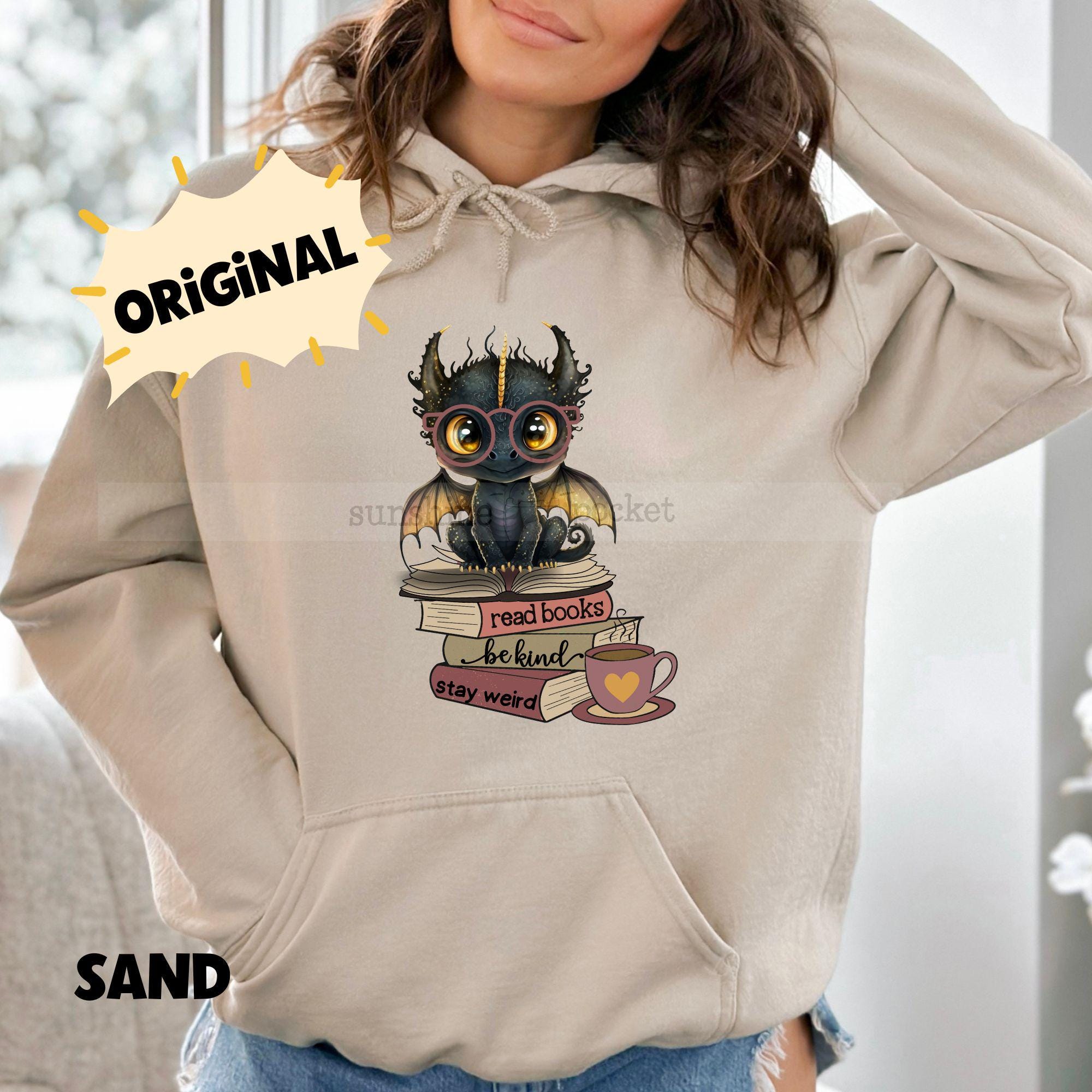 Read Books Be Kind Stay Weird Sweatshirt - Funny Book Lover Graphic Pullover For Women