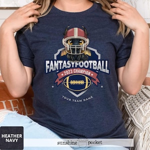 Fantasy Football Champion Shirt, Custom Team Name, Dragon Fantasy Football League, Personlized Football Tshirt, Fantasy Football Trophy