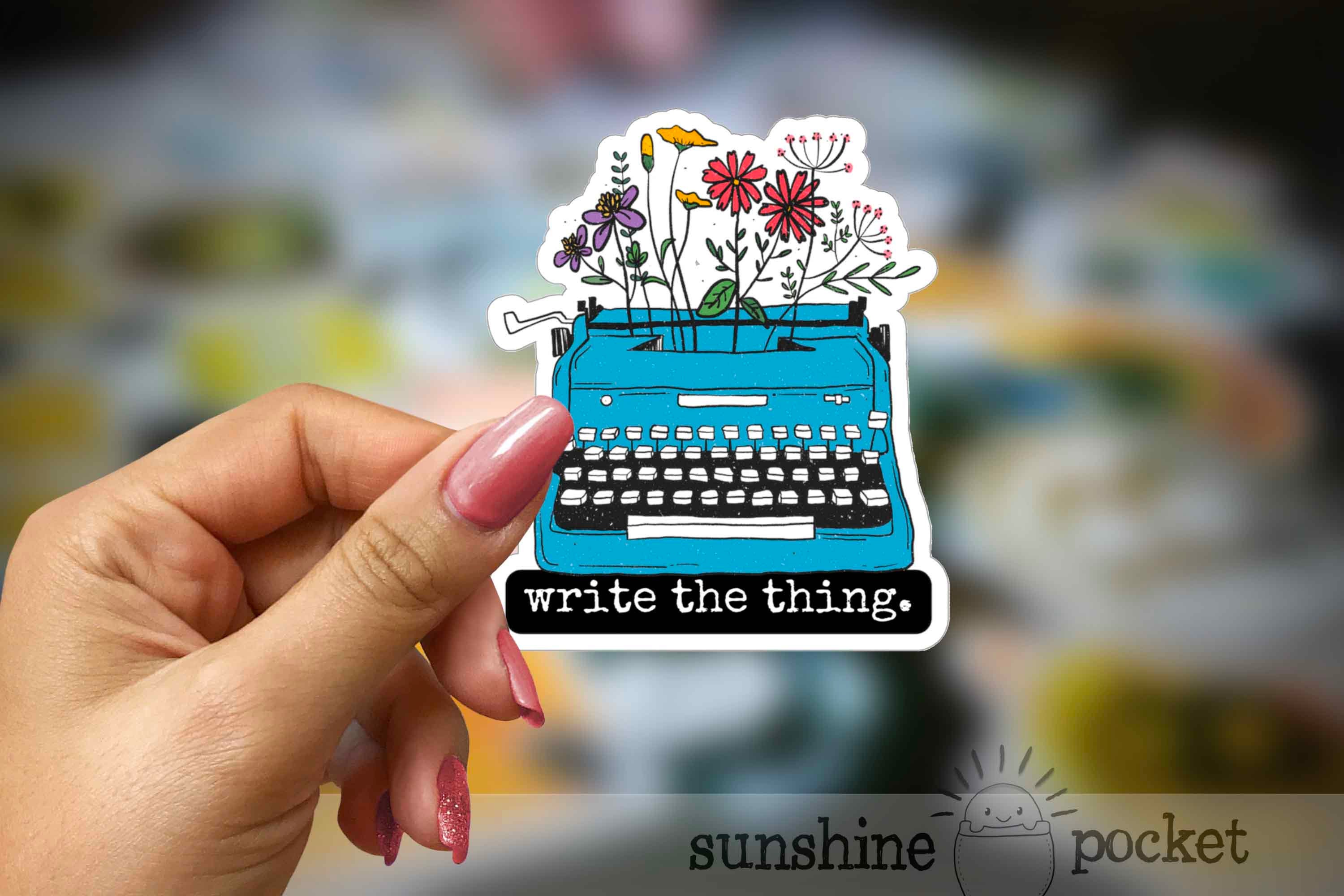 Writer Sticker, Writing, Writers Block, Writer, Writer Gift