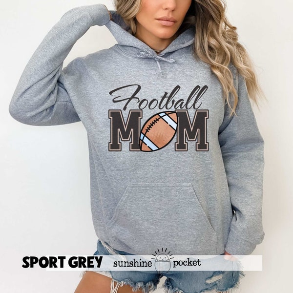 Football Mom Hoodie - Pullover Für Football Mütter