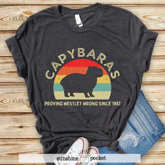 Funny Capybara Shirt, Proving Westley Wrong Since 1987, Princess Bride Capybara, ROUS Refrence T-Shirt, Funny, Capybara Rodents Unusal Size