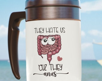 Tazza da viaggio in acciaio inossidabile Gastro Squad: divertente regalo per infermiere
