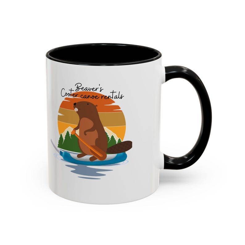Tazza Beaver's Cooter canoe hires, 11oz immagine 3