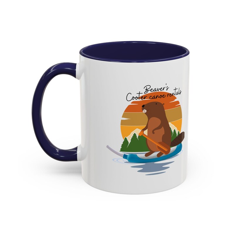 Tazza Beaver's Cooter canoe hires, 11oz immagine 5