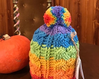 PomPom Toque - PRIDE 2024 Limited Edition Collection - Hats available in Small, Medium or Large