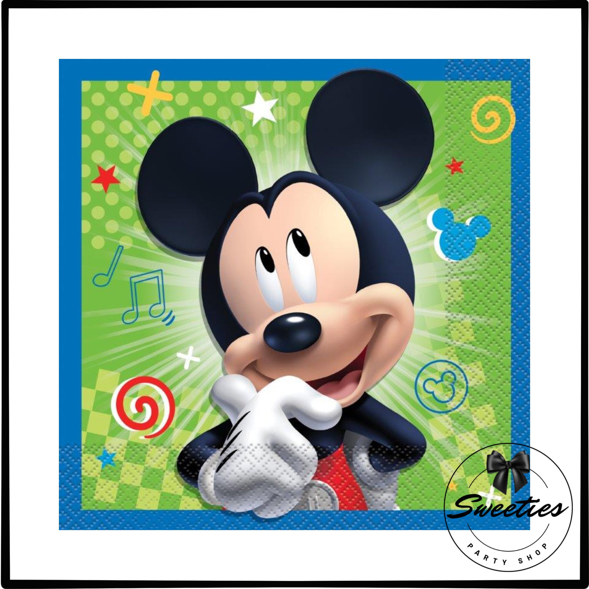 MICKEY MOUSE The Roadster Racers Paper Lunch Napkins Party Napkins Disposable Napkins Dinner Napkins Lunch Napkins Disney