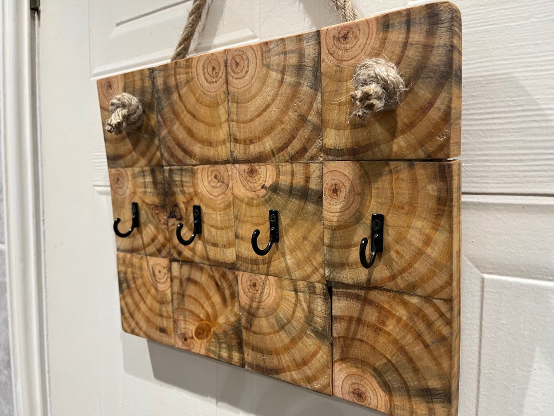 Wooden Key Holder, Made From Recycled Pallet Wood - Etsy