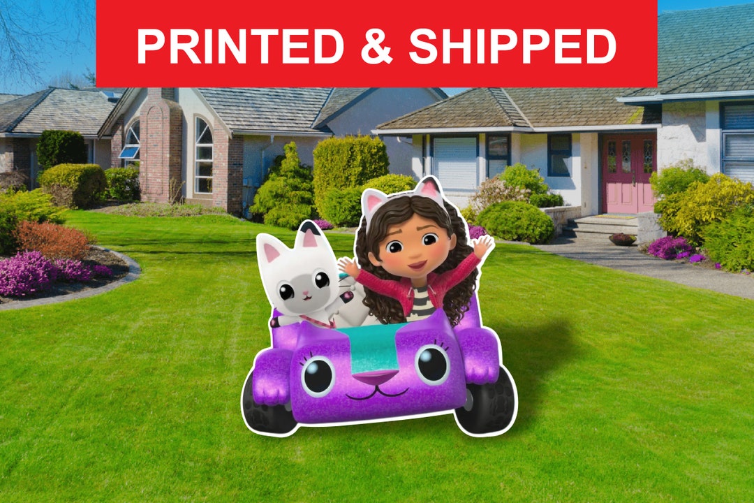 Gabby's Dollhouse Carlita Decor Cut Out Lawn Signs Etsy Canada