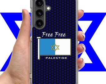 SAMSUNG - "Free Free", su una pelle chiara. Galaxy S10-S20-S21-S22-S23-S24. Palestina libera da Hamas.