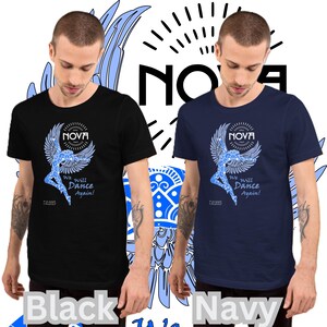 CAMISETA - *NOVA Angels* Estampada en una camiseta unisex de manga corta de algodón peinado e hilado en anillo. Volveremos a bailar. imagen 2