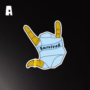 T-SHIRT - *Survived* Printed On A Combed and Ring Spun Cotton Unisex Short-Sleeved Top. FCK HMS. image 14