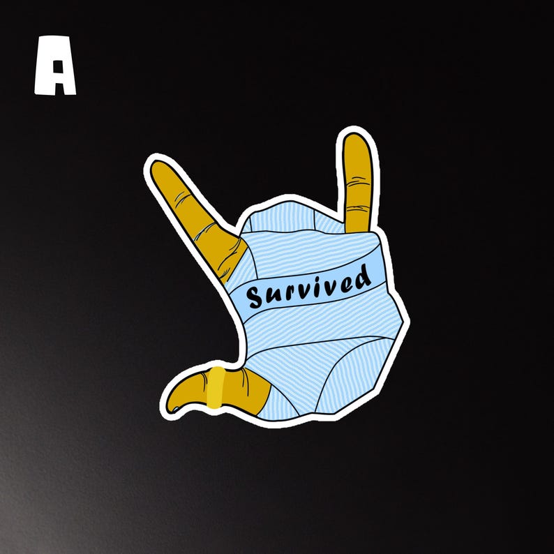 T-SHIRT - *Survived* Printed On A Combed and Ring Spun Cotton Unisex Short-Sleeved Top. FCK HMS. image 14