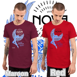 CAMISETA - *NOVA Angels* Estampada en una camiseta unisex de manga corta de algodón peinado e hilado en anillo. Volveremos a bailar. imagen 3