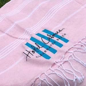 Personalized Beach Towels 40x70&quot;, Logo Beach Towel, Bachelorette Gifts, Bulk Turkish Towel, Wedding Gift, Bridesmaid Gift, Personalized Gift