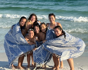 Bachelorette Party Favors, Turkish Beach Towel, Personalized Gift Monogrammed Towels, Embroidered Towels, Wedding Shower Gift Wedding Favors