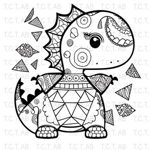 Click and Download now! Adult and Kids Coloring Pages - Mandalas, Zentangle & Abstract Fine Art for Stress Relief