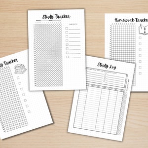 Student Planner Bundle PRINTABLE Student Journal Pages Digital Planner ...