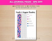 Fruit and Vegetable Tracker - PRINTABLE Journal Page - Planner Page - Health Tracker - Fruit Tracker - Vegetable Tracker - Healthy Eating