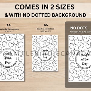 Doodle of the Day Bundle - BUNDLE A - PRINTABLE Journal Pages - Digital ...