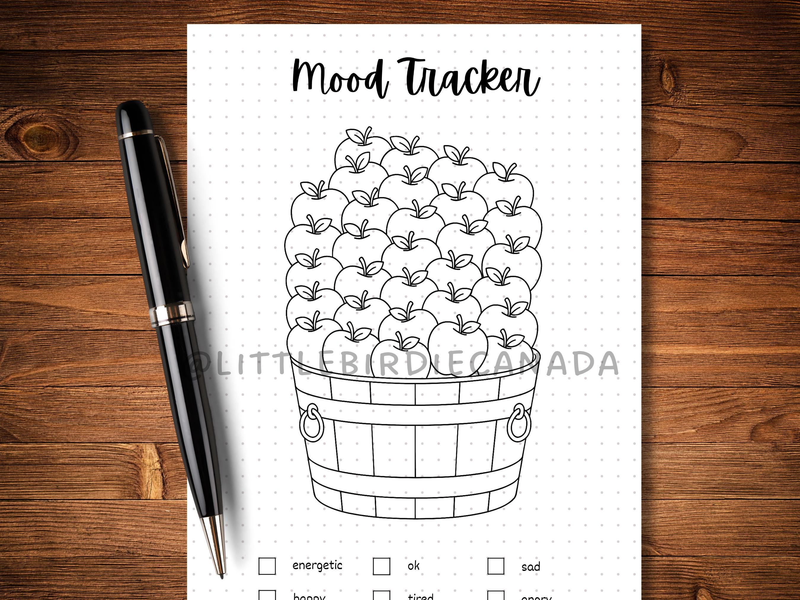BIG Mood Tracker Bundle - PRINTABLE Journal Pages - Digital Planner ...