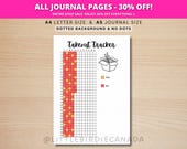 Takeout Tracker - PRINTABLE Journal Page - Planner Page - Health Tracker - Fast Food Tracker - Eating Tracker - Fitness Tracker - Food Log