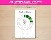 Plant Watering Tracker Monthly - PRINTABLE Journal Page - Planner Page - Garden Tracker - House Plant Water Tracker - Track Plant Watering
