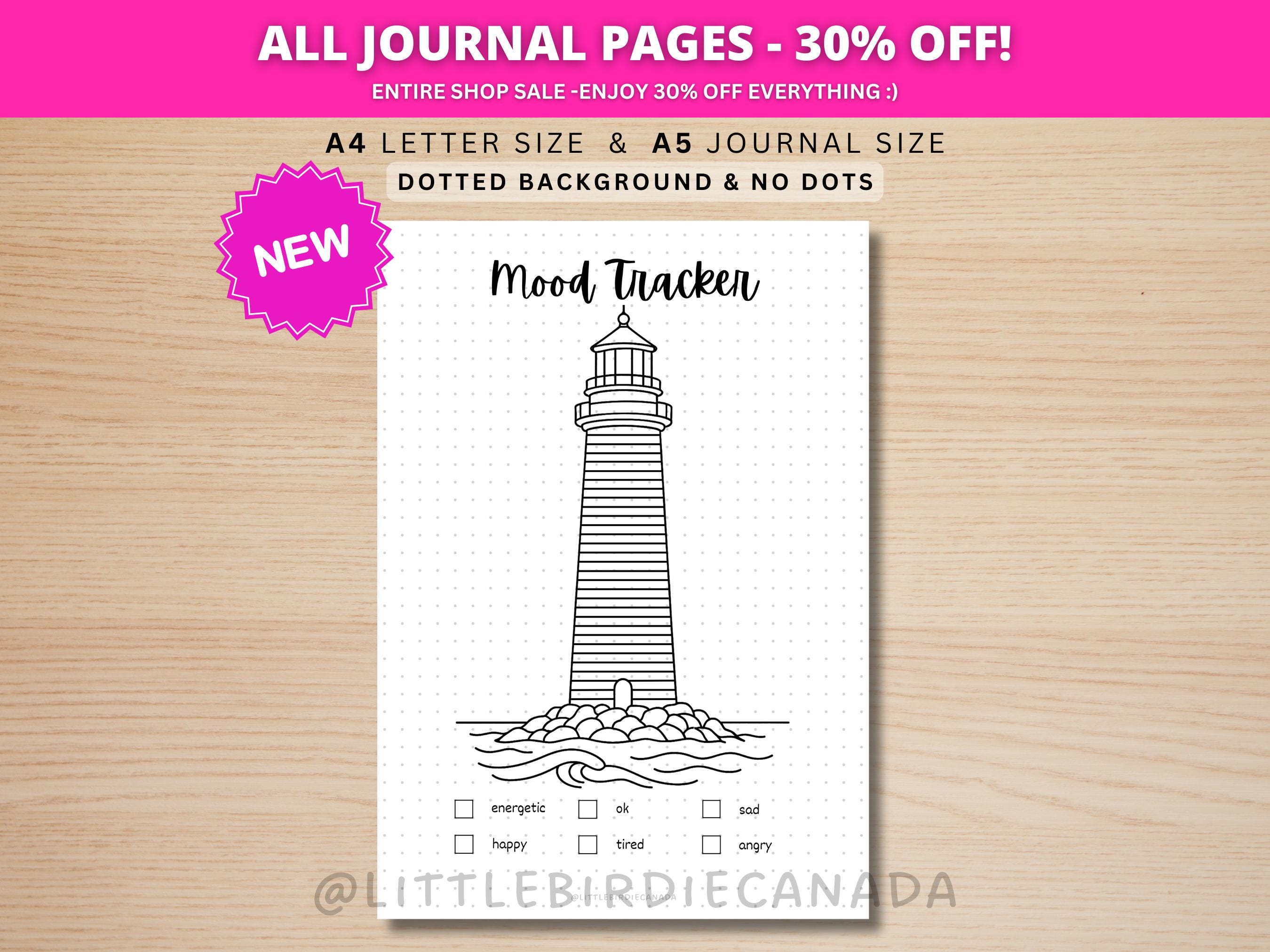 Lighthouse Mood Tracker - PRINTABLE Journal Page - Sailing Theme ...