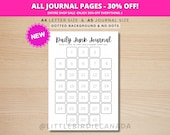 Daily Junk Journal - PRINTABLE Journal Page - Planner Page - Junk Journal Template - Junk Journaling