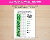 Spending Tracker - PRINTABLE Journal Page - Planner Page - Spending Log - Finance Tracker - Expense Tracker - Money Tracker - Money Spending