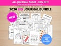 2026 BIG Journal Bundle - PRINTABLE Journal Pages - Digital Planner Pages - A5 & A4 Size - 2026 Journal - Digital Download - 194 Pages