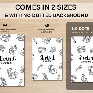 Student Planner Bundle PRINTABLE Student Journal Pages Digital Planner ...