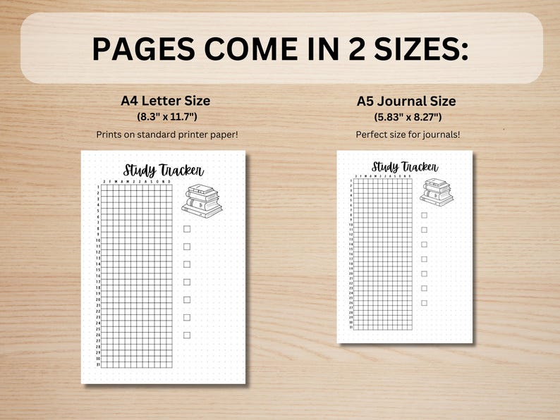 Studenttracker Journal Study Tracker - PRINTABLE Journal Page - Student Journal - Student ...