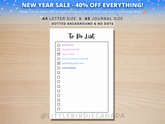 To Do List - PRINTABLE Journal Page - To Do List Printable - To Do List Planner Page - Task List - Task Organizer - Task Tracker