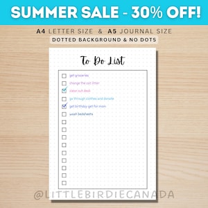 To Do List - PRINTABLE Journal Page - To Do List Printable - To Do List Planner Page - Task List - Task Organizer - Task Tracker