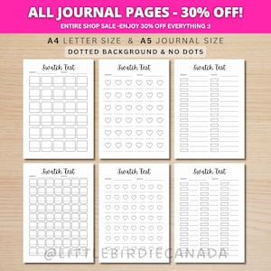 Staaltest - AFDRUKBARE dagboekpagina - Plannerpagina - Kleurtest - Kleurtest - Markertest - Kleurstaal - Kleurstaal - Markerset