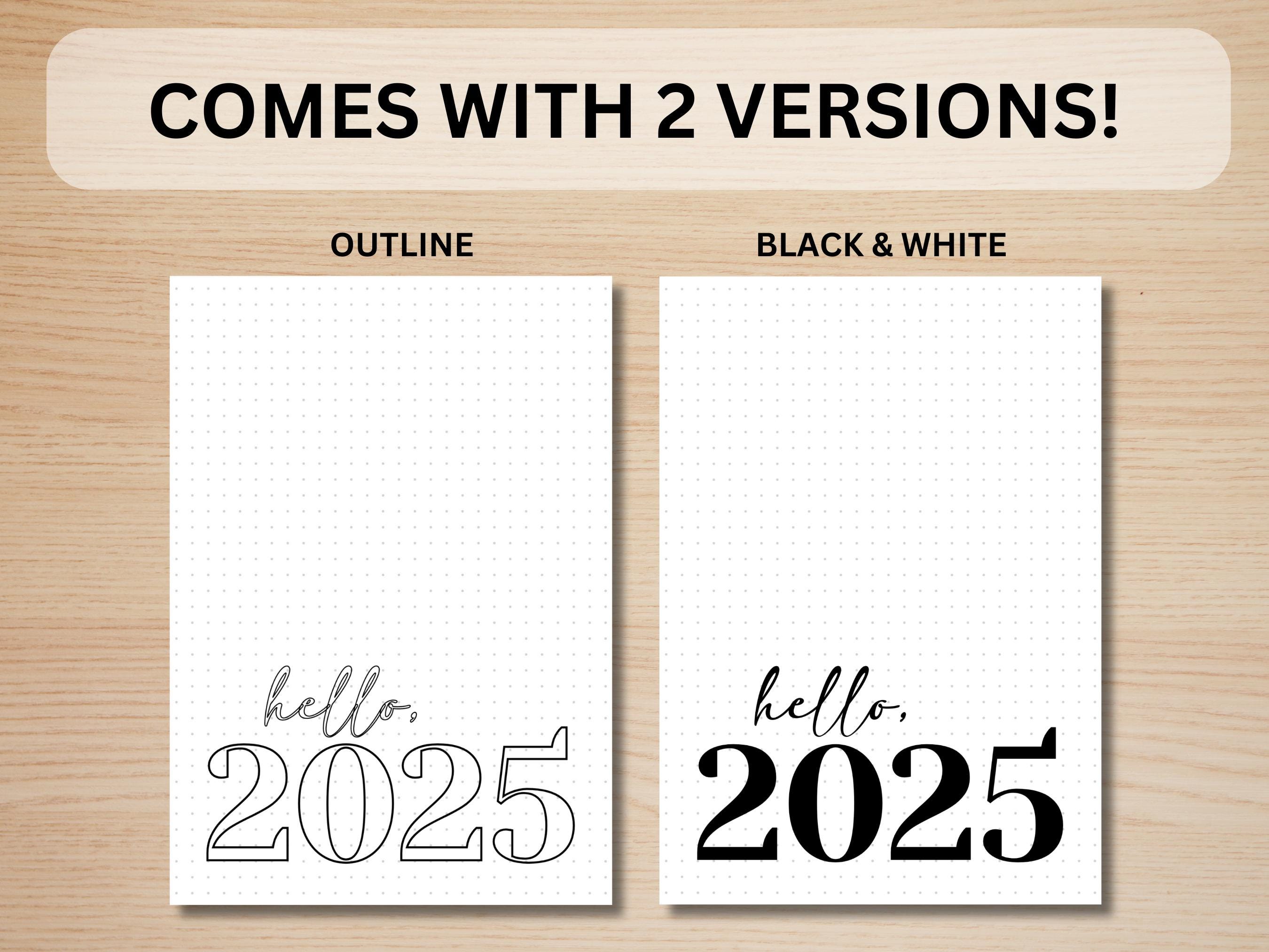 2025 Cover Page - 2025 Journal Page - PRINTABLE Title Page