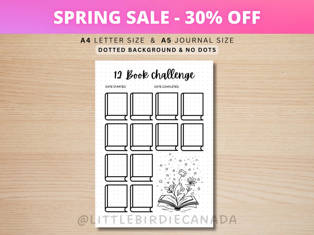 12 Book Reading Challenge PRINTABLE Journal Page Reading Tracker Reading Log Printable Planner Page Book Challenge Reading Game - Etsy 12 Book Reading Challenge PRINTABLE Journal Page Reading Tracker Reading Log Printable Planner Page Book Challenge Reading Game - Etsy