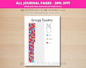 Energy Tracker - PRINTABLE Journal Page - Planner Page - Mood Tracker - Health Journal - Health Log - Health Tracker - Productivity Tracker