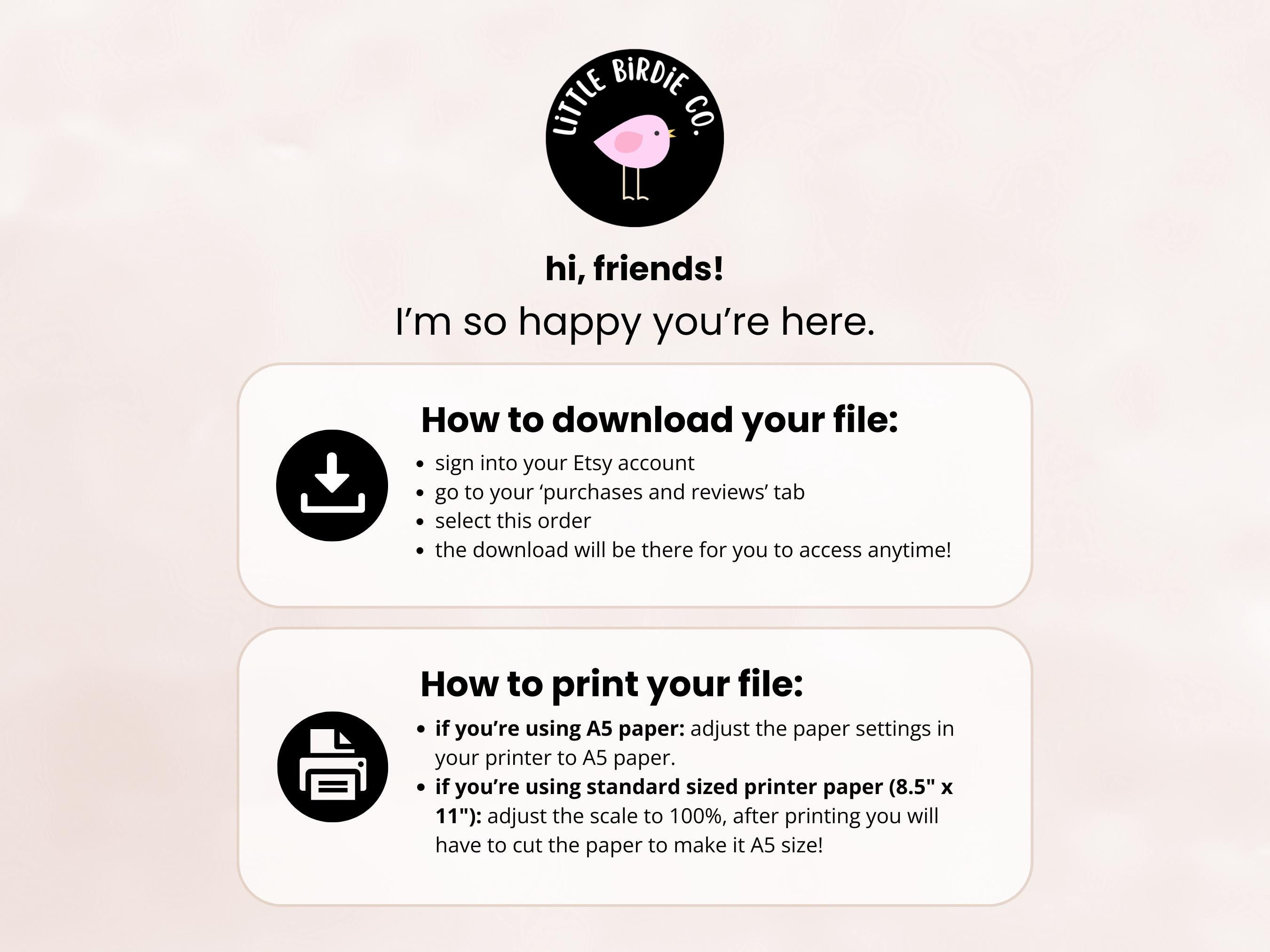 Mental Health Trackers Bundle - PRINTABLE Journal Pages - Digital ...