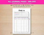 Study Log - PRINTABLE Journal Page - Student Journal - Student Planner Page - Student Agenda - Study Tracker - Track Studying - Study Guide
