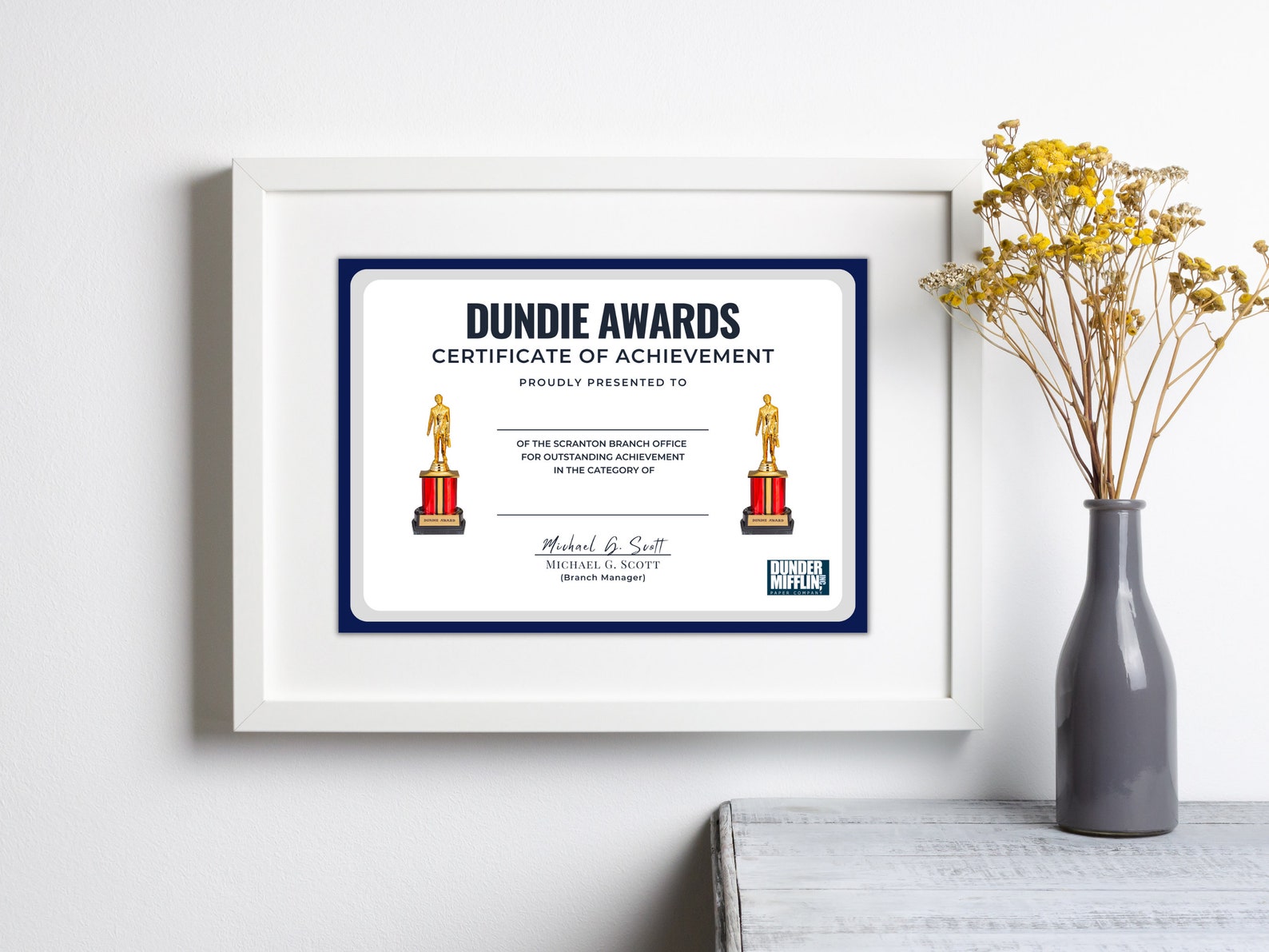 Dundie Award Certificate the Office Award Coworker Award Work Etsy Dundie Award Certificate the Office Award Coworker Award Work Etsy