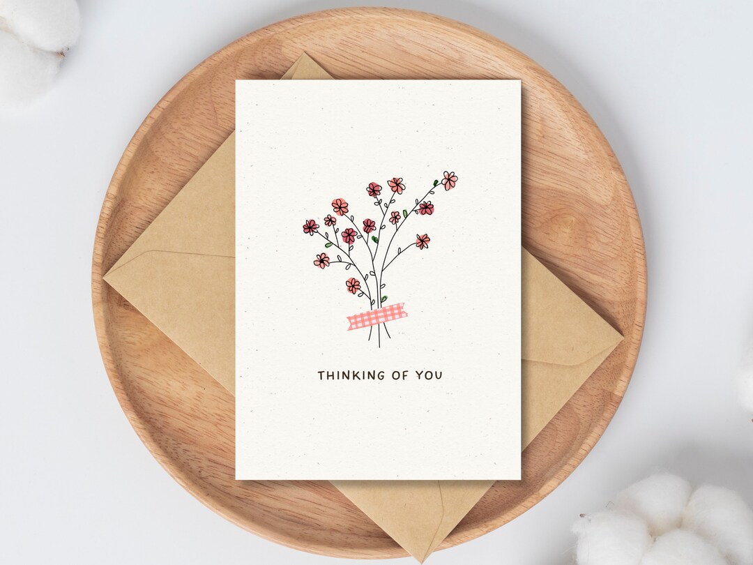 PRINTABLE Thinking of You Card - Get Well Card - Feel Better Card ...
