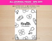 Health Journal Title Page - PRINTABLE Journal Page - Health Journal Cover Page - Health Planner - Wellness Journal - Wellness Planner